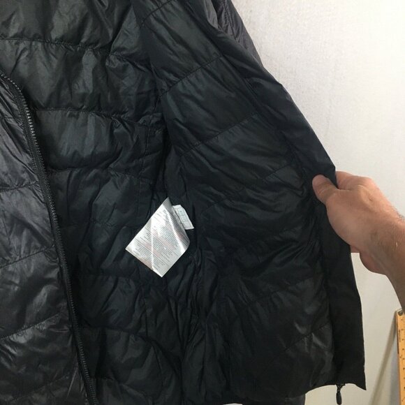 Bergans of Norway Puffer Jacket Womens Medium Black Down Light Coat Packable - Picture 9 of 16